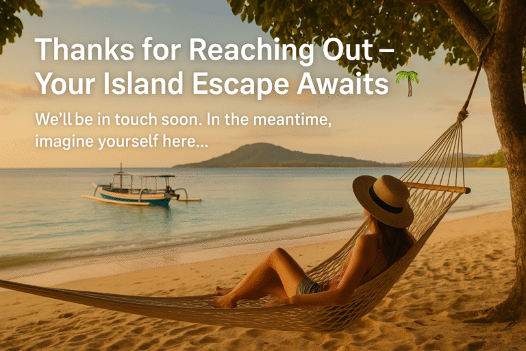 book travel Gili Islands